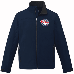 Navy 7260 - Balmy - Softshell Jacket with Portage Phillies logo