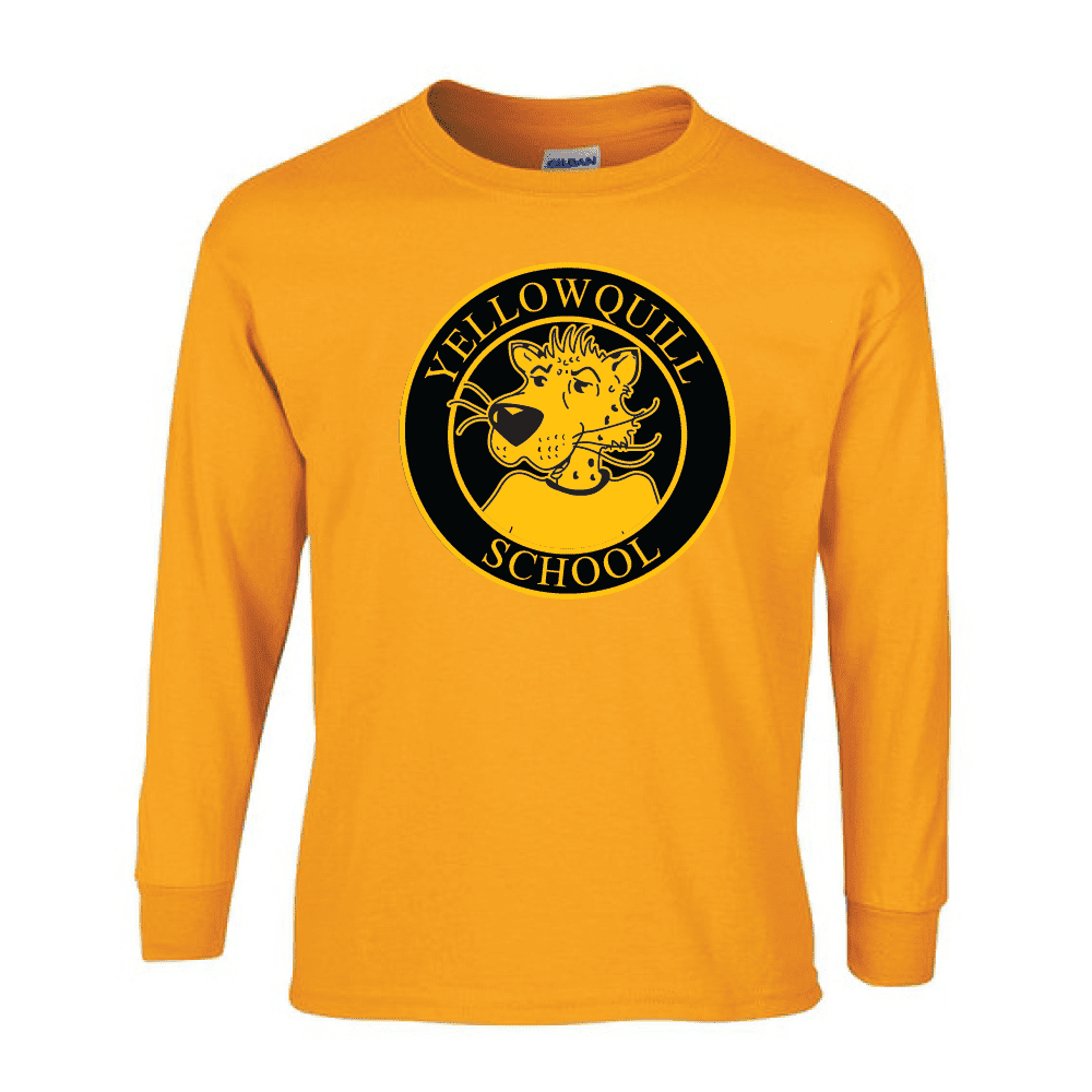 G240 Gildan Ultra Cotton Long Sleeve T-Shirt - Gold