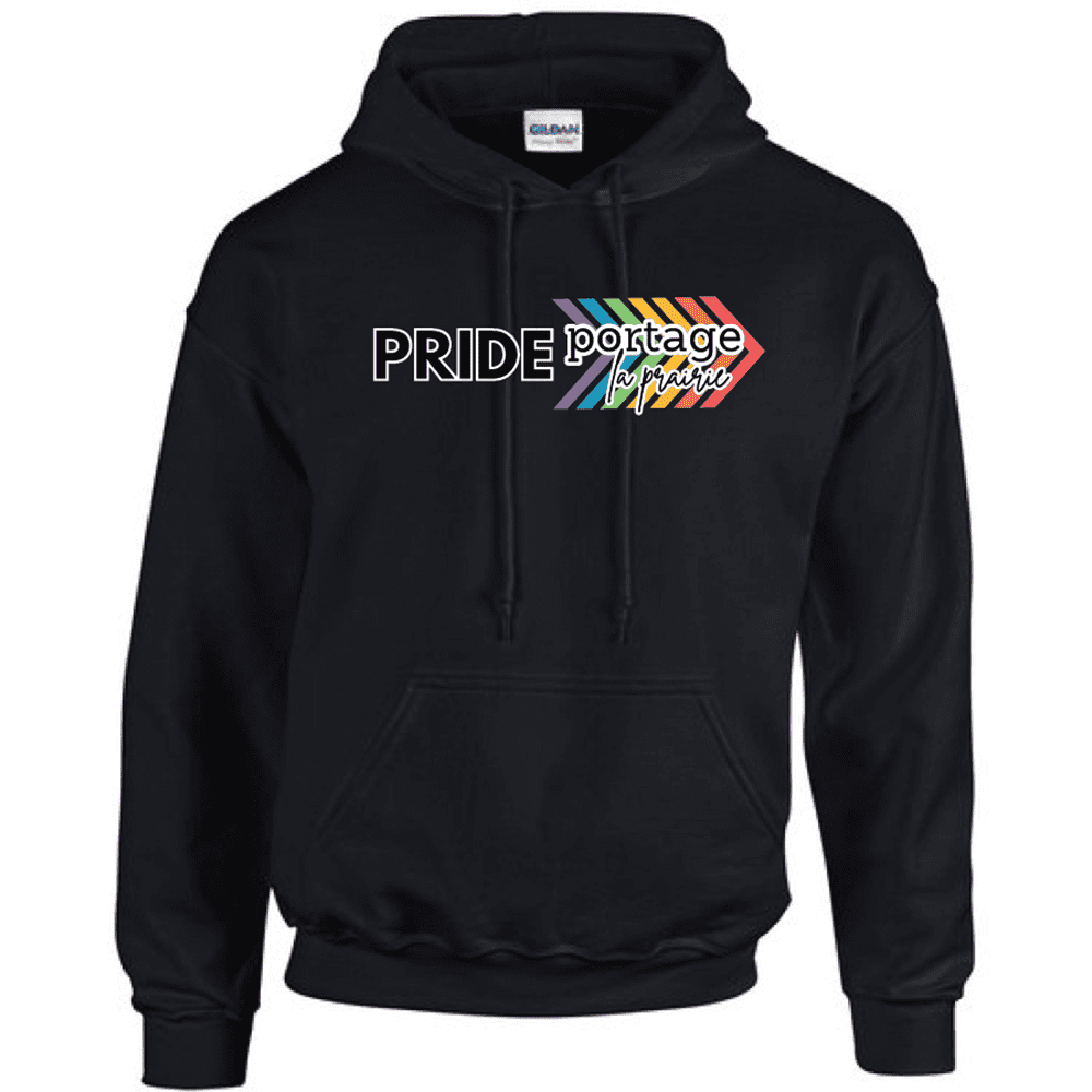 G185 Gildan Heavy Blend 8 oz., 50/50 Hooded Sweatshirt - Black