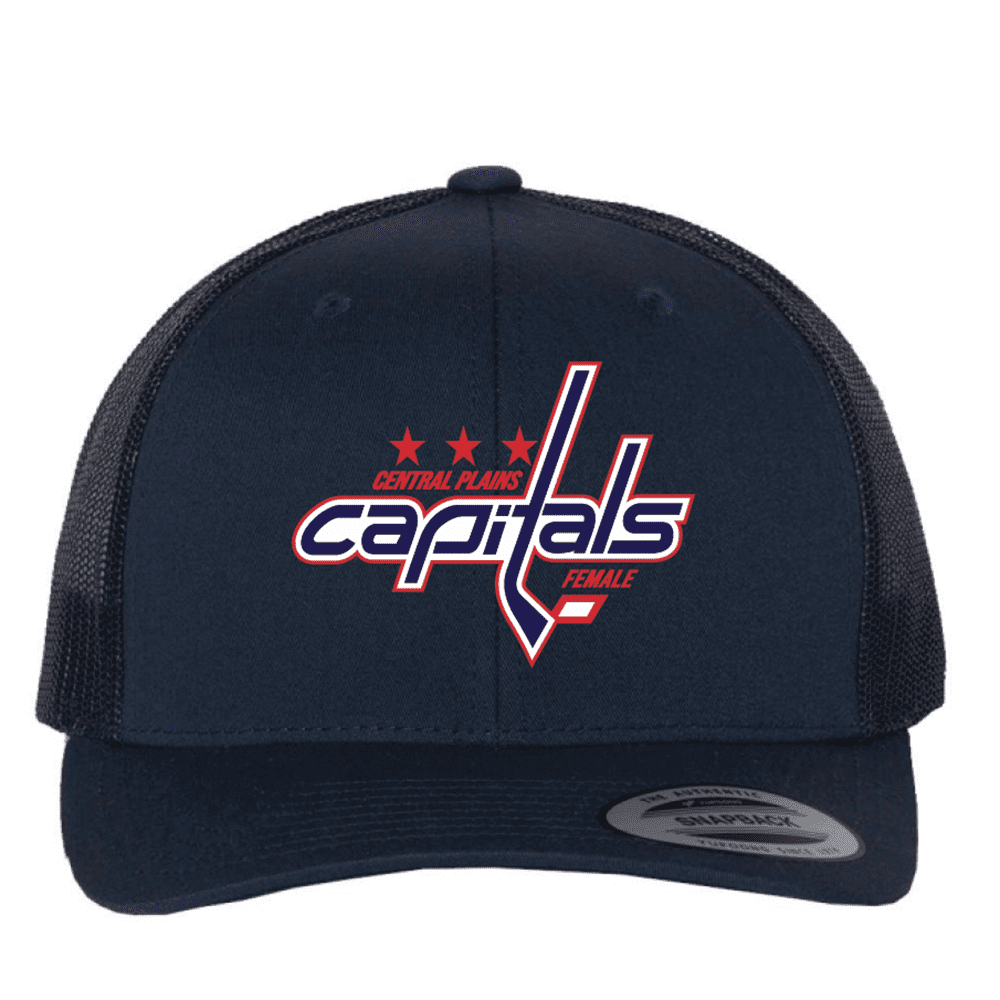 6606 Yupoong Adult Retro Trucker Cap - Navy