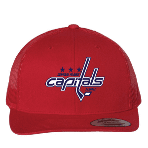 6606 Yupoong Adult Retro Trucker Cap - Red